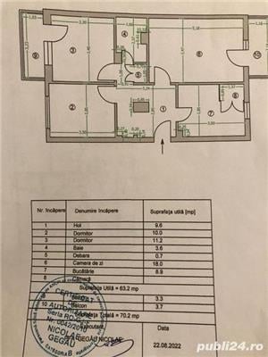  vând  sau  schimb apartament cu 3 camere cu 2 camere  - imagine 4