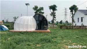 Cort glamping de lux EKO S,30 mp,structura metalica,garantie 15 ani - imagine 2