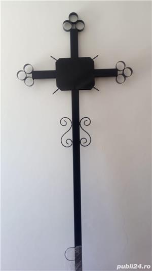 Cruce Metal  Fier pentru Mormânt TRANSPORT GRATUIT - imagine 9