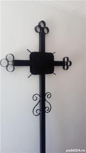 Cruce Metal  Fier pentru Mormânt TRANSPORT GRATUIT - imagine 5