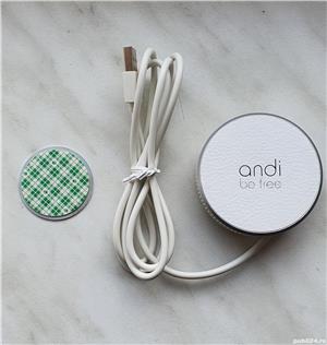 Incarcator wireless universal 15W andi be free pt. smartphone cu andocare magnetica - imagine 2