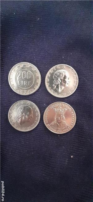 monede italiene de valoare si Ștefan cel Mare  - imagine 2