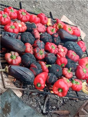 zacuscă de vinete, fasole și ciuperci  - imagine 2