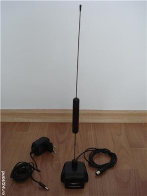 Antena pentru MINI TELEVIZOR sau receiver DVB-T2 cu Amplif (NOUA)