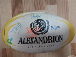 Minge rugby cu semnaturi autografe