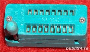 soclu circuit integrat cu manetă de blocare
