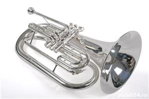 Marching Bariton Bb Karl Glaser argintiu - imagine 2