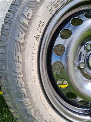Jante tabla echipate cu,cauciucuri de iarna dimensiunea 195/65/15 de vanzare - imagine 3