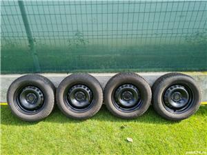 Jante tabla echipate cu,cauciucuri de iarna dimensiunea 195/65/15 de vanzare - imagine 2