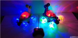 masinuta cu telecomanda, masina jucarie luminoasa teleghidata, defecta piese robotica drone - imagine 2