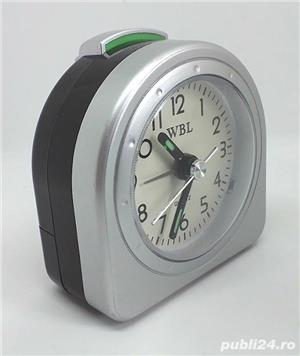 ceas de birou WBL, cu alarmă, funcțional - imagine 2