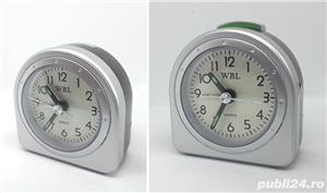 ceas de birou WBL, cu alarmă, funcțional - imagine 3