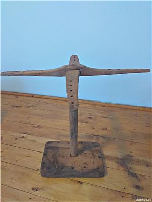 Vartelnita Sucitoare Fuior vechi anii 1950,mare 1 metru, vintage,colectie,retro - imagine 3