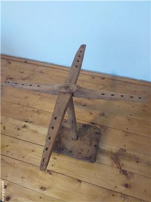 Vartelnita Sucitoare Fuior vechi anii 1950,mare 1 metru, vintage,colectie,retro - imagine 6