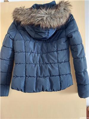 Geaca bleumarin cu gluga H&M - imagine 2