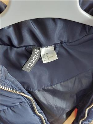 Geaca bleumarin cu gluga H&M - imagine 3