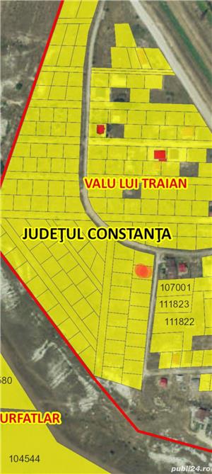 Vând teren intravilan construibil în Valu lui Traian  - imagine 3