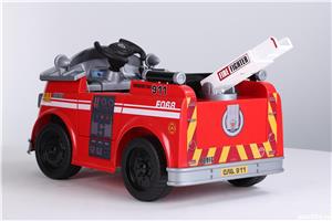 Masinuta electrica de pompieri Kinderauto BJJ306 2 x35W 12V - imagine 3