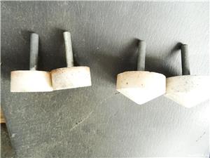 Pietre abrazive cu tije metalica, -nefolosite - imagine 4