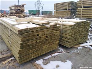 Cherestea si grinzi rasinoase rindeluita si  impregnata in autoclava - imagine 5