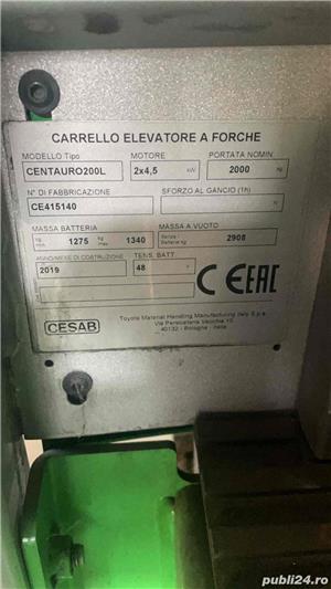 Motostivuitor electric Cesab Centauro 48 200L - imagine 7