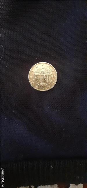 moneda 10 eurocenți cu defecte rară  - imagine 2