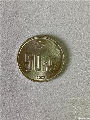 Moneda 50000 LIRE - 50 bin lira - 2003 - Turcia - KM 1105 (69)