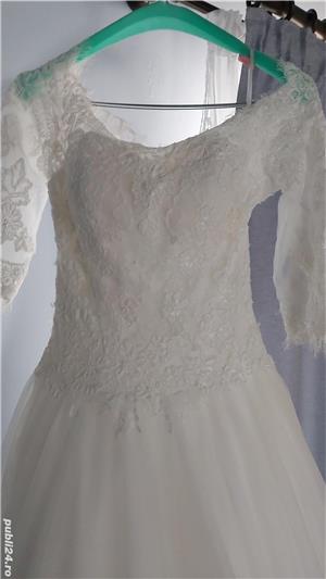 Vand Rochie de mireasă +pantofi - imagine 5