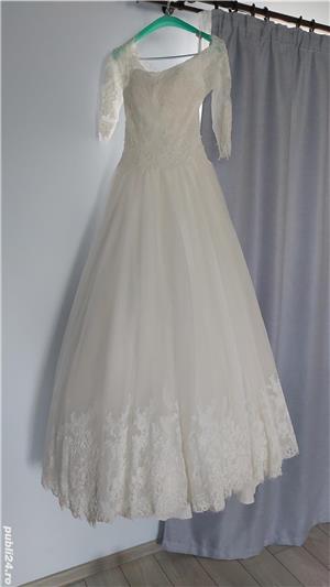 Vand Rochie de mireasă +pantofi - imagine 8