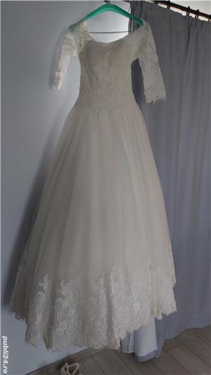Vand Rochie de mireasă +pantofi - imagine 3