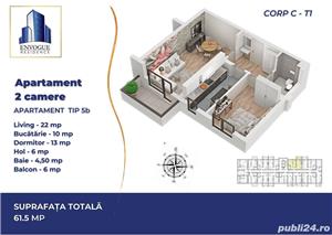 Dezvoltator - 2 cam, decomandat Militari 61,5mp Bd. Iuliu Maniu 20 min metrou Preciziei - imagine 17