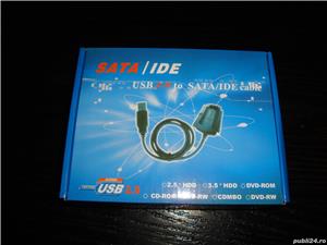 adaptor hard disk s-ata / ata 133 la usb recuperare date hdd - imagine 2