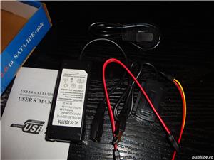 adaptor hard disk s-ata / ata 133 la usb recuperare date hdd - imagine 3