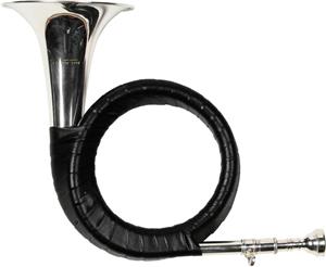 Corn de vanatoare domnesc Karl Glaser Bb Fürst Pless Horn ARGINTIU