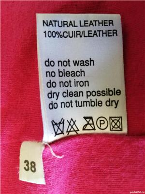 Vand geaca din piele naturala SUSSEX, masura 38 - imagine 5