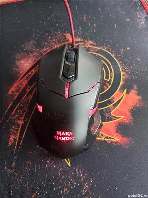 Mouse cu fir textil model Mars Gaming, ILUMINARE RGB FLOW - imagine 5