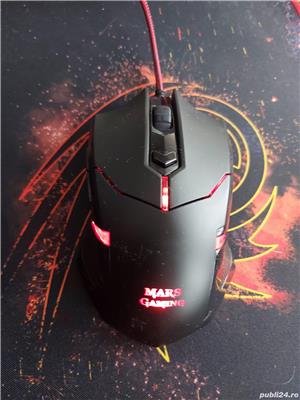 Mouse cu fir textil model Mars Gaming, ILUMINARE RGB FLOW - imagine 2