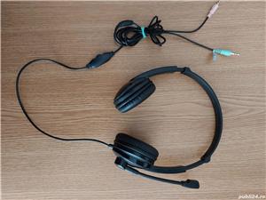 Casti pentru calculator PC cu microfon si potentiometru pentru volum - imagine 5