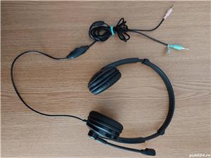 Casti pentru calculator PC cu microfon si potentiometru pentru volum - imagine 4
