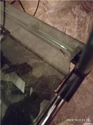 Vând masă de sticlă pe roți  - imagine 5