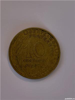 Moneda 10 CENTIMES - 10 CENTIMI - 1968 - Franta - KM 929 (101)
