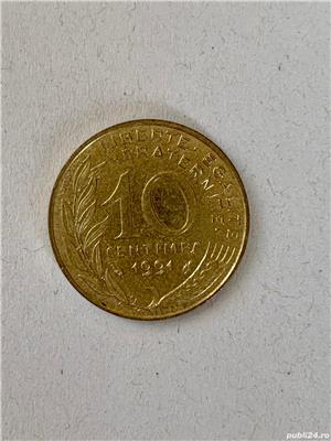 Moneda 10 CENTIMES - 10 CENTIMI - 1991 - Franta - KM 929 (108)