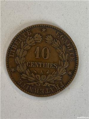 Moneda 10 CENTIMES - 10 CENTIMI bronz - 1896 - Franta - KM 815.1 (109)