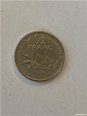 Moneda 1 2 FRANCS - 1 2 FRANCI - nichel - 1966 - Franta - KM 931.1 (110)