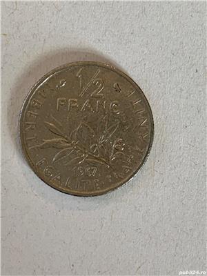 Moneda 1 2 FRANCS - 1 2 FRANCI - nichel - 1967 - Franta - KM 931.1 (111)