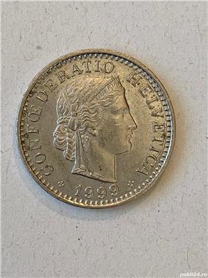 Moneda 20 RAPPEN - 20 RAPEN - 1999 - Elvetia - KM 29a (120) - imagine 2