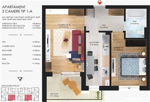 Cartierul Solar, Apartament 2 camere - Berceni, Metalurgiei - Direct DEZVOLTATOR  - imagine 9