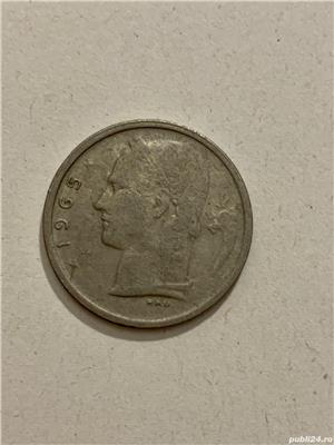 Moneda 1 FRANC - Belgia - 1965 - KM 142.1 (139) - imagine 2