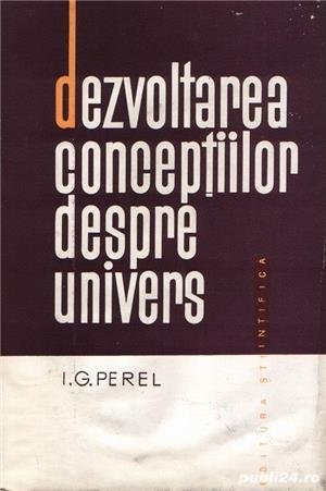 Dezvoltarea concepţiilor despre univers