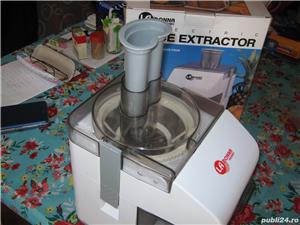 Storcator legume,fructe marca la donna ,milano,cu 2 pahare,1 gradat,perfect functional,200 w,cutie - imagine 5